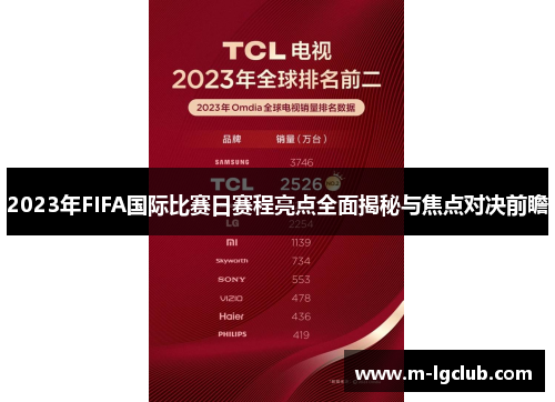 2023年FIFA国际比赛日赛程亮点全面揭秘与焦点对决前瞻 2023年FIFA国际比赛日赛程亮点全面揭秘与焦点对决前瞻
